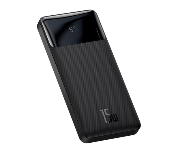 Baseus Bipow 10000mAh, 2xUSB, USB-C, 15W (czarny) - 711348 - zdjęcie 2